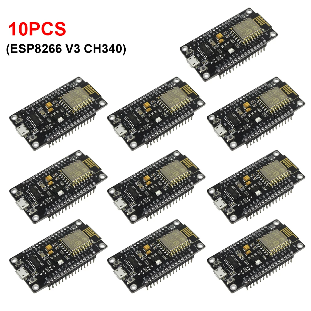 

Беспроводной модуль ESP8266 NodeMcu V3 CH340 Lua WIFI Интернет вещей макетная плата с антенной Pcb и USB-портом для Arduino