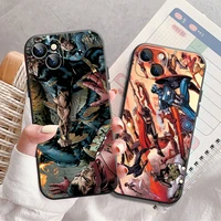 popular marvel phone case for iphone x xs xr xs max 11 11 pro 12 12 pro max for iphone 12 13 mini back silicone cover soft