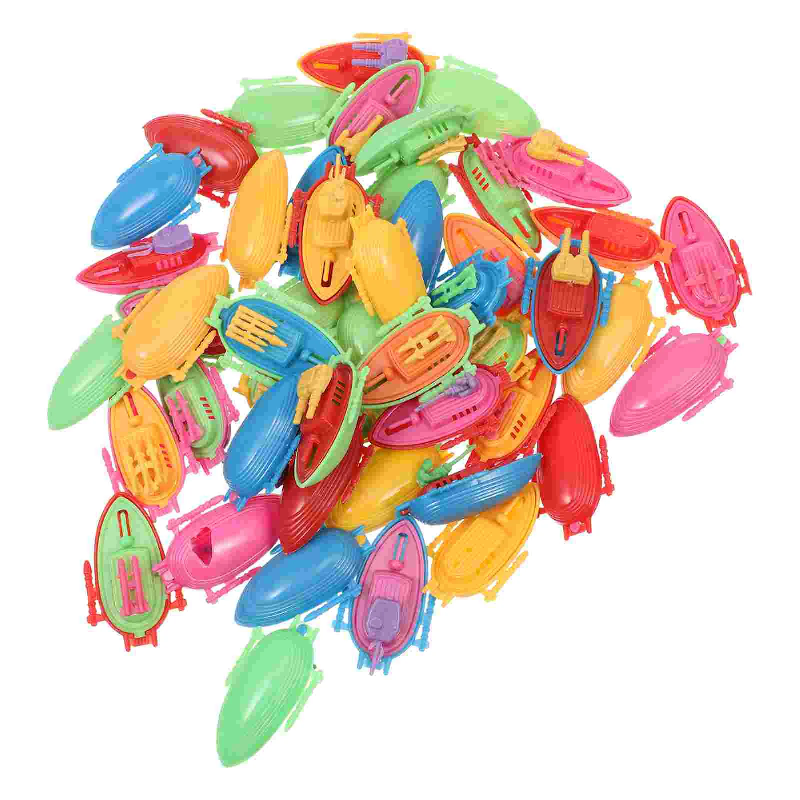 

50 шт., детские пластиковые игрушки-лодки