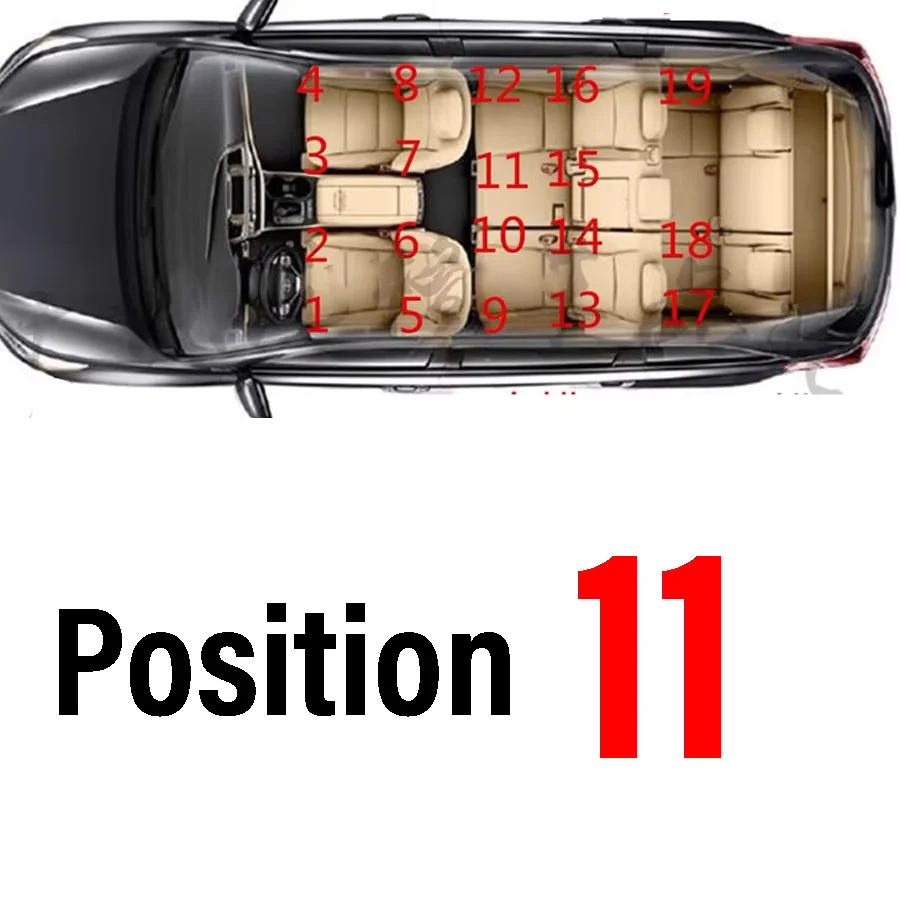 

Wooeight 1 шт., направляющие для сиденья, пряжки, рельсовая декоративная винтовая накладка спереди/секундной/задней части для Toyota Highlander 2015-2020