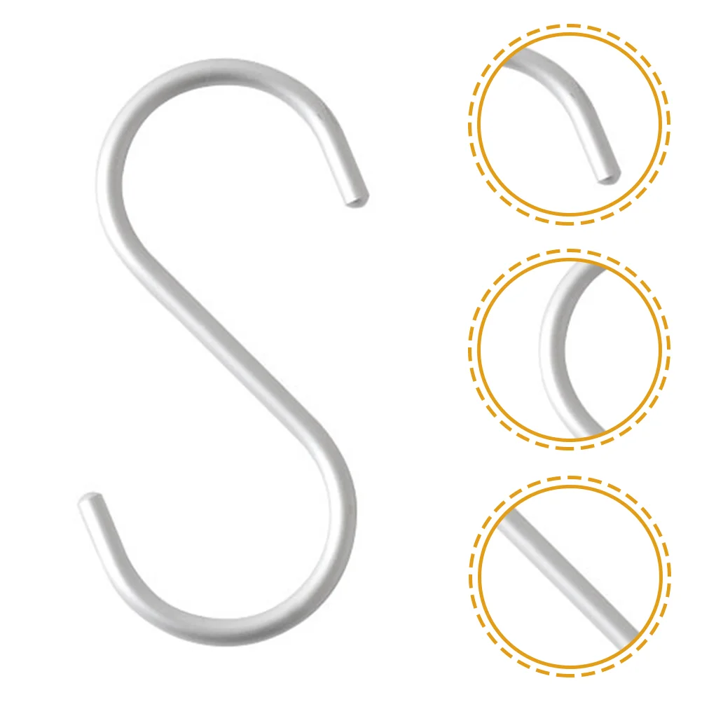 

S-образные крючки-Вешалки для настенного полотенца, металлические сверхпрочные вешалки, держатель для халата, стальная стойка для кастрюль,...