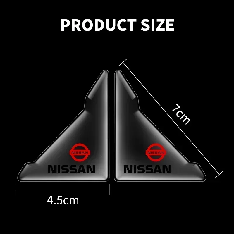 2 шт. угловая крышка двери автомобиля прозрачная наклейка для предотвращения