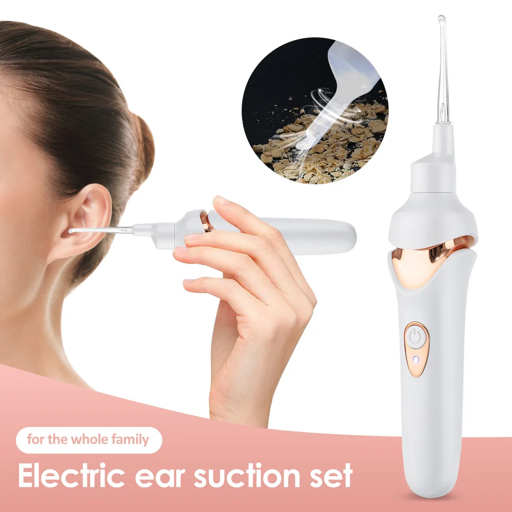 

Luminous earpick USB electric earcleaner Intelligent self-priming earscoop Earcleaner Earwax extractor