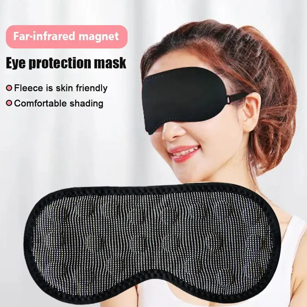 

Маска для глаз с турмалином для ухода за глазами, магнитный повязка на глаза для глубокого сна, снятие усталости, забота о здоровье