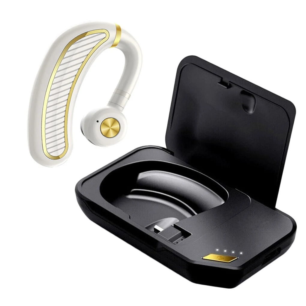 

K21 Business Bluetooth Earphone Sweatproof Wireless V4 1 Earpiece with Noise Reduction Mic Earbuds Black
