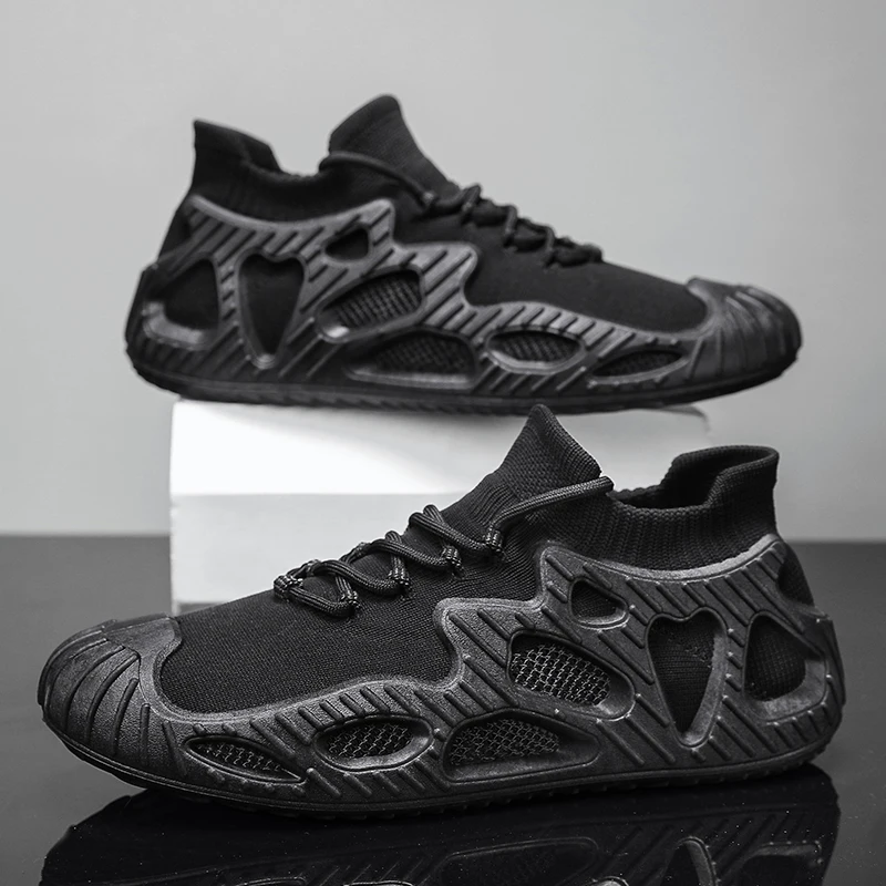 

Summer Men Casual Sneakers Breathable Sport Running Shoes Tennis Sneakers Non-slip Platform Shoes Male Walking Jogging Trainers