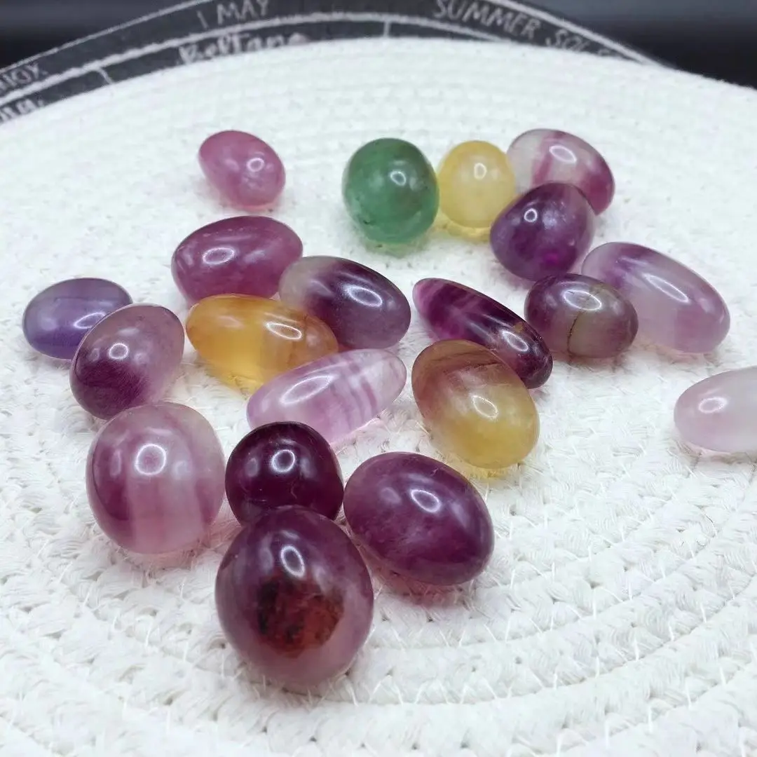 

1kg/bag 5A+ Natural Colored Fluorite Gravel Rock Crystal Quartz Health Raw Gemstone Mineral Specimen Fish Tank Garden Decoration