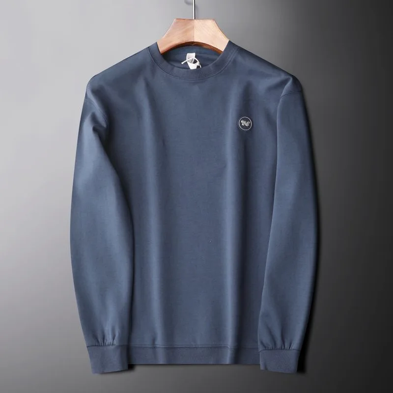 Высококачественный резиновый свитер с круглым вырезом и бабочками модный