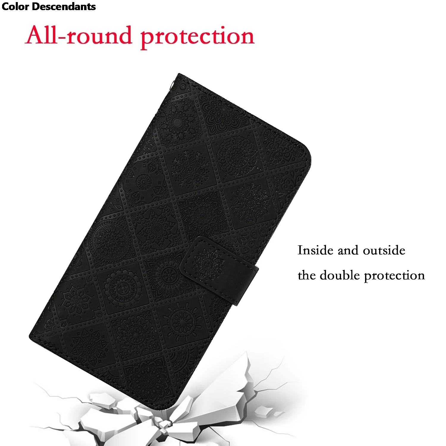 Wallet Magnetic Flip Leather Case For Vivo V21E Y51 2020 Y21 Y21S Y33S Y35 2022 Y22S Y22 Y02S Y16 Y33T Solid Color Stand Cover