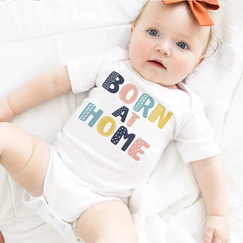 

Комбинезон для новорожденных, х/б, с коротким рукавом, 0-24 мес.