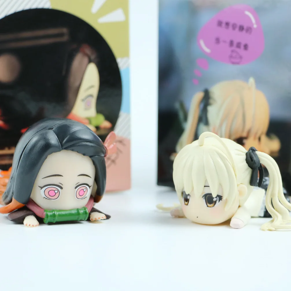 

Автомобильные украшения, фигурка рассекающего демонов, Q Posket Kamado Nezuko, фигурки из ПВХ, аксессуары для интерьера