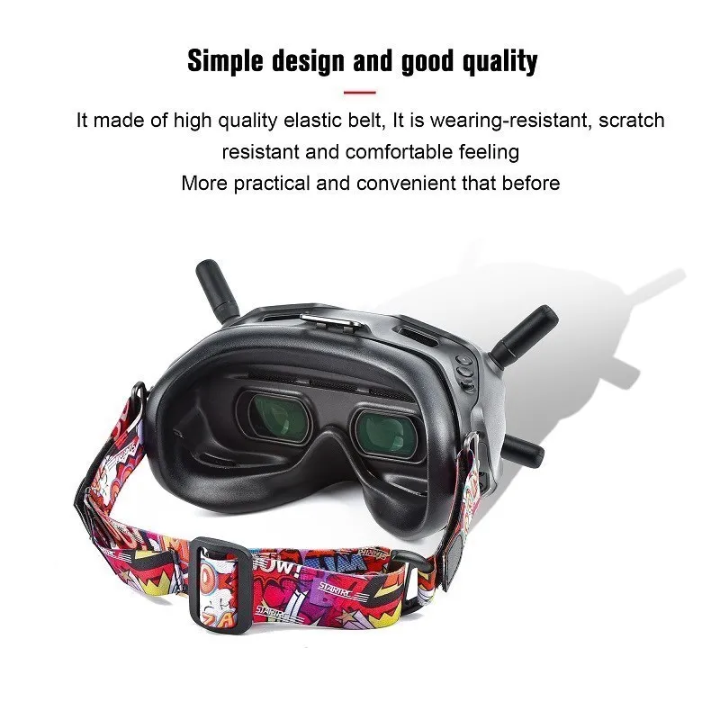 

Регулируемый ремешок для головы, аксессуары для летающих очков виртуальной реальности для дрона DJI FPV DJI Avata V2