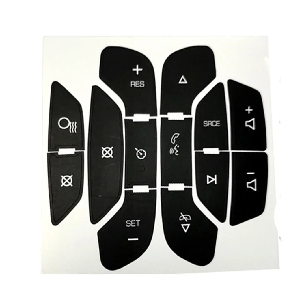 

Кнопка управления рулевым колесом автомобиля, ремонтные наклейки, наклейки для Chevrolet, Silverado для Yukon, автомобильные аксессуары