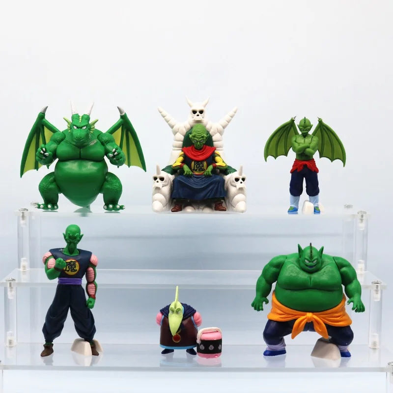 

6 PCS Dragon Ball Figure Piccolo Family Action Figures Anime Figure Model Collect Boy Toys Figure 1/144 Anime Peripherals 10cm