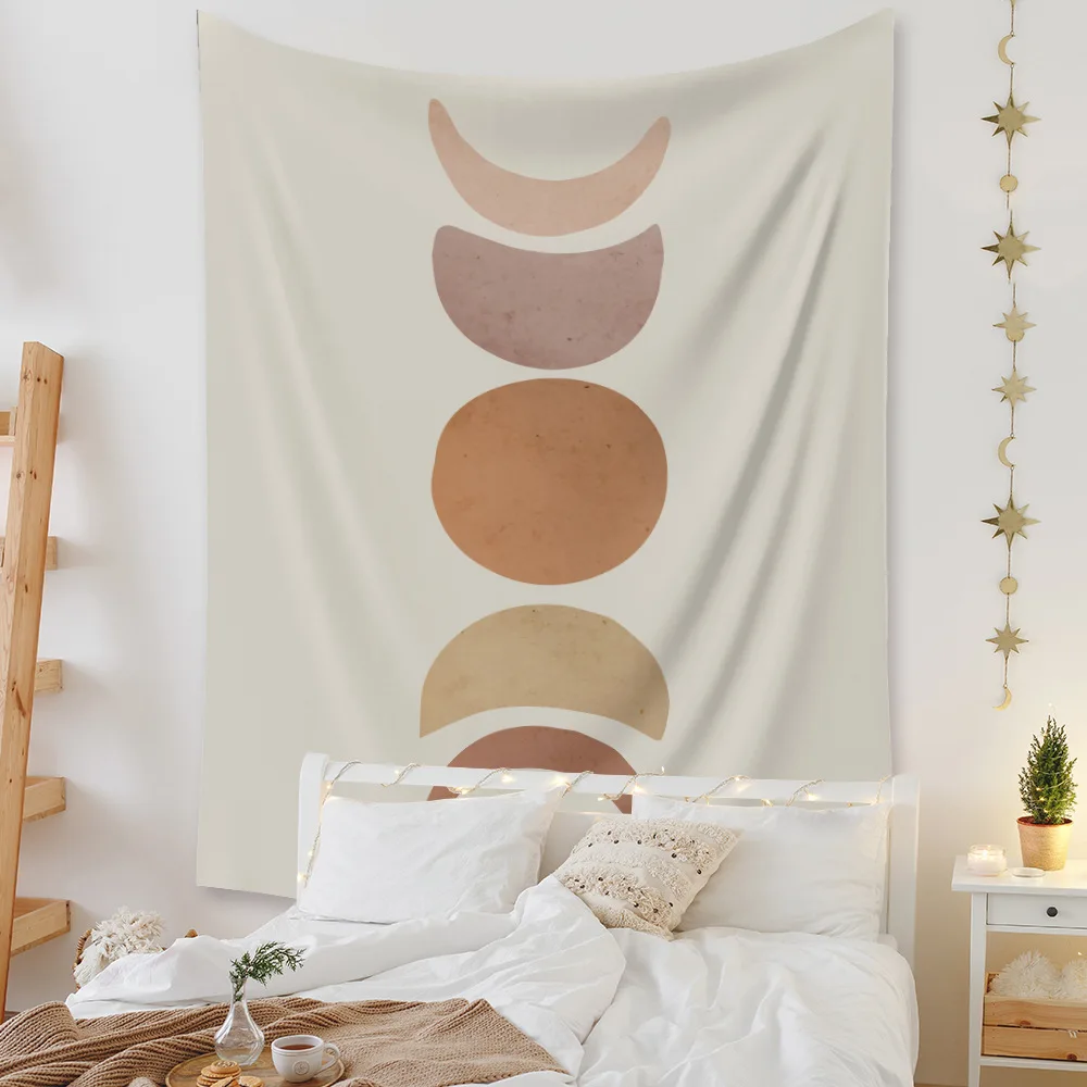 

Abstract Art Moon Phase Tapestry Cute Moon Tapestry Wall Hanging for Bedroom Living Room Decor Home Decor Tapestry Wall Hanging