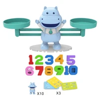 educational childrens toys hippo monkey number balance toy games for math kids