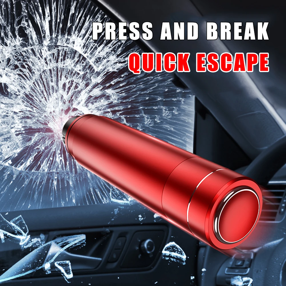 

Car Safety Hammer Window Breaker Emergency Hammer Seat Belt Cutter Car Rescue Tools Life-Saving Escape Hammer Auto Accessories