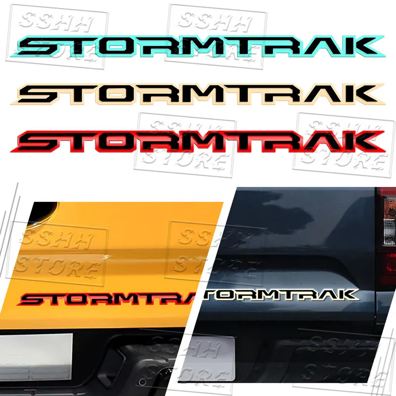 Автомобильный декор из АБС-пластика наклейка с логотипом STORMTRAK значок на задний