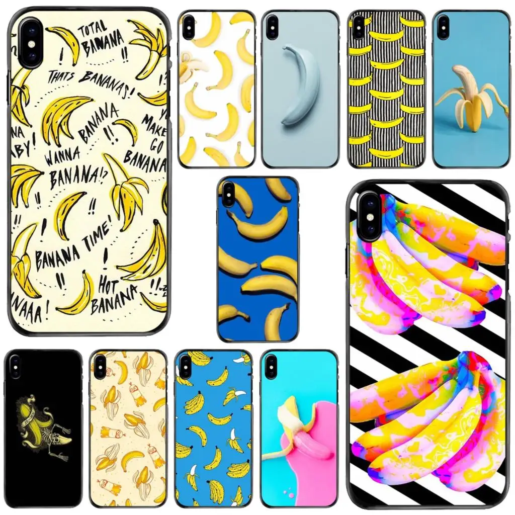 

Skeletons And Cute Bananas Hard Phone Cover Case For Apple iPhone 11 12 13 14 Pro MAX Mini 5 5S SE 6 6S 7 8 Plus 10 X XR XS