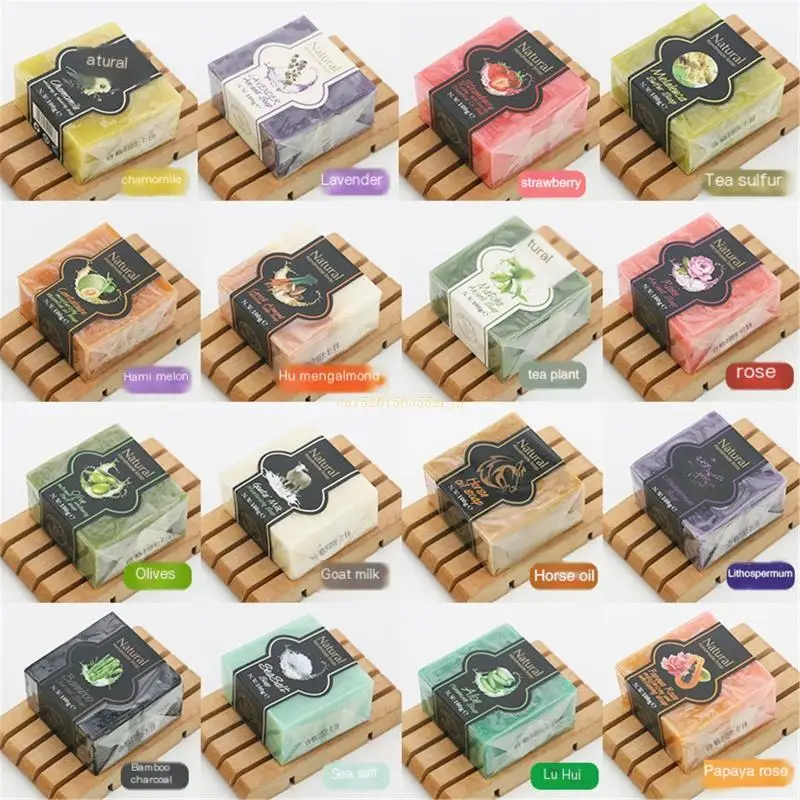 

1PC Handmade Natural Soap Bar Favorite Scents Moisturizing Oil, Luxury Perfumed Soap Drop Shipping