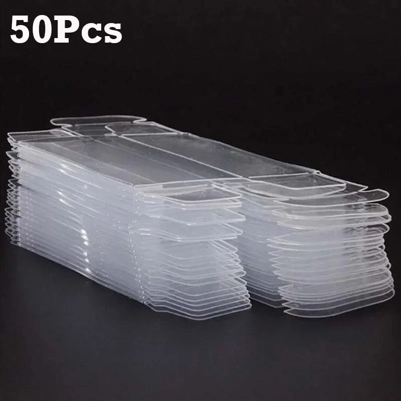 Прозрачные ПВХ коробки для подарков 50 шт.