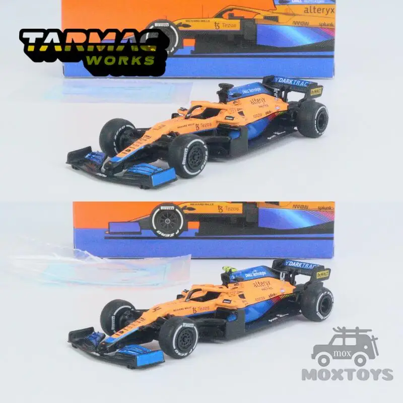 Tarmac работает 1:64 2021 F1 McLaren MCL35M итальянская модель автомобиля под давлением - купить