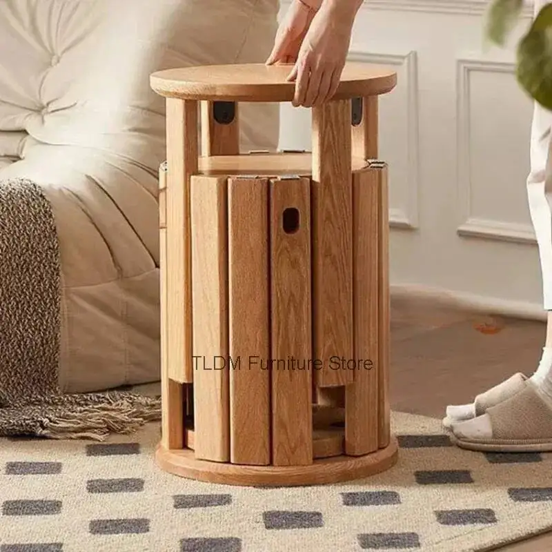 Фото Стул обеденный из массива дерева, штабелируемый, для дома, в стиле Jenga, современная мебель, 4 стула, современный обеденный стол №1