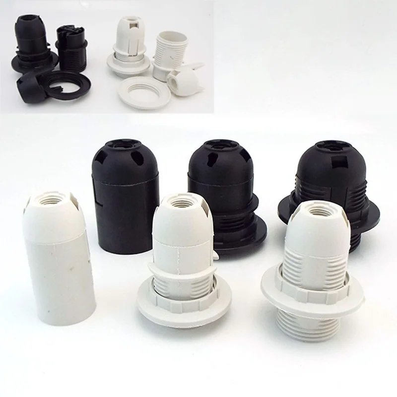 

220 В 110 в E14 E27 M10 розетка Светодиодная лампа Базовая крышка головка держатель питания Электрическая подвесная розетка Винт лампа абажур конв...