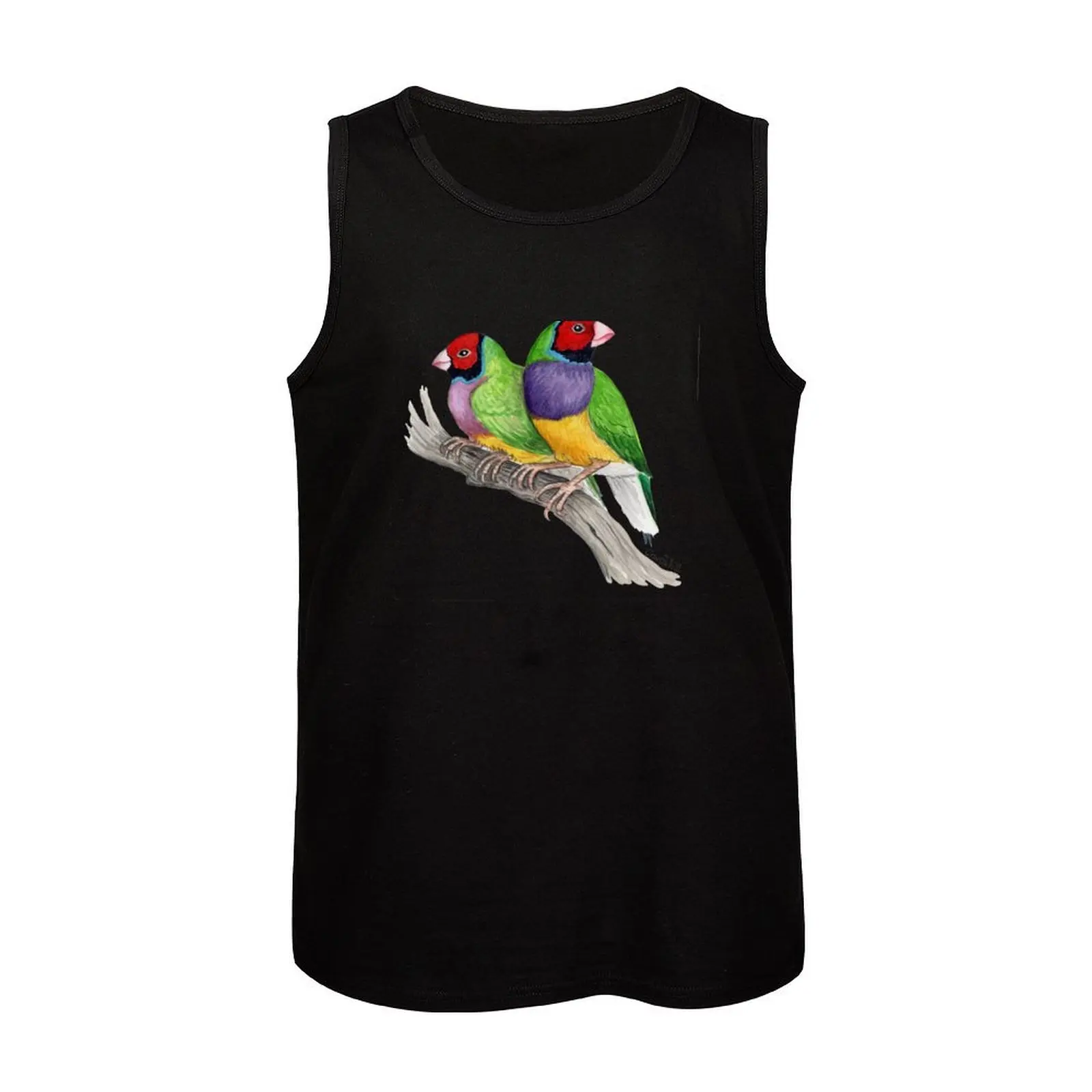 Майка Gouldian Finches быстросохнущая футболка мужские футболки для тренажерного зала