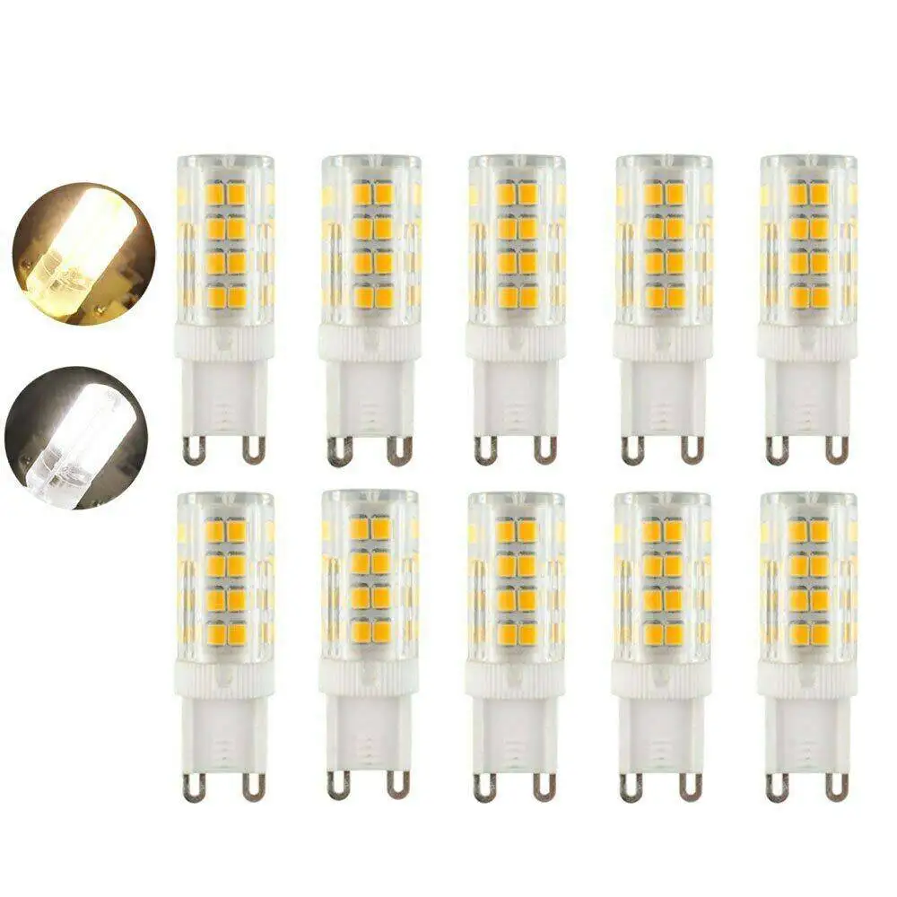 

10pcs G9 LED Bulb 5W LED Lamp 220V Corn Bulb Cold White Warm White Spotlight Chandelier Lighting Replace Halogen Lamp