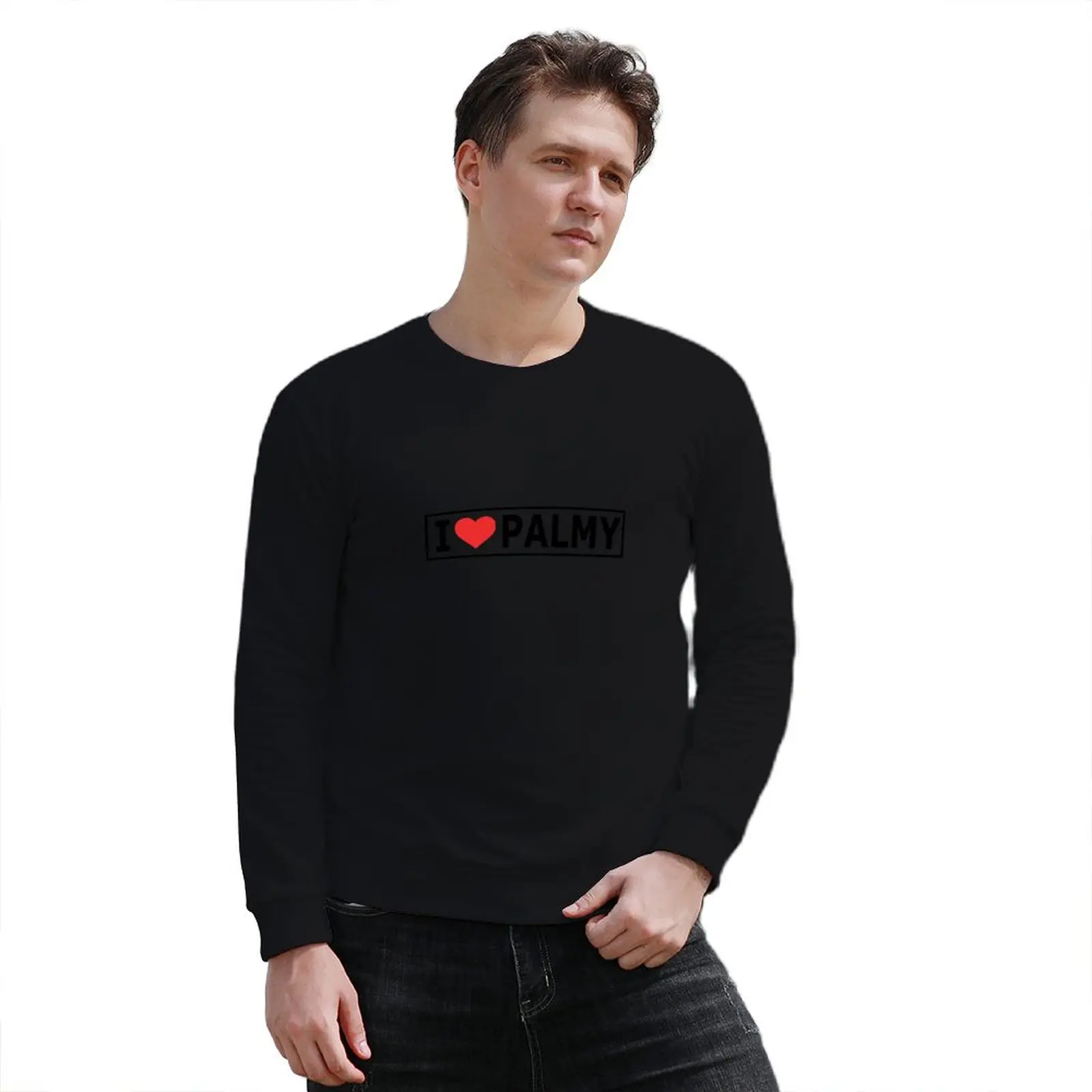 I Heart Palmy - Пуловер с капюшоном красным сердцем осенняя куртка мужские толстовки