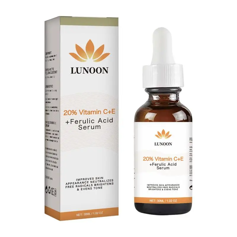 

Lightening Up Face Serums 1.02oz Vitamin C E Ferulic Acid Skin Repair Serums Skin Spot Remover Hydrating White Facial Essence