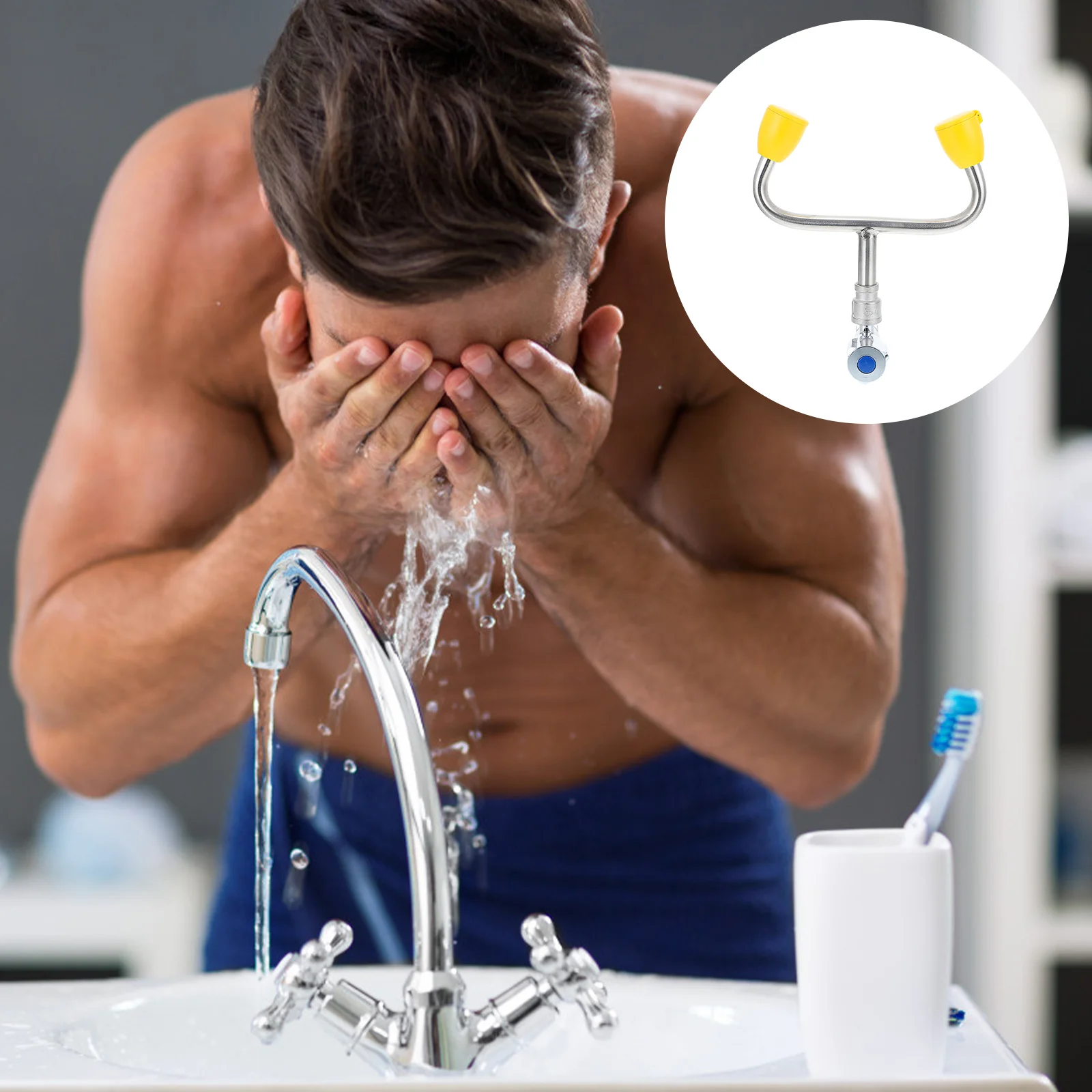 

Портативный прибор для очистки глаз раковины, набор для очистки глаз