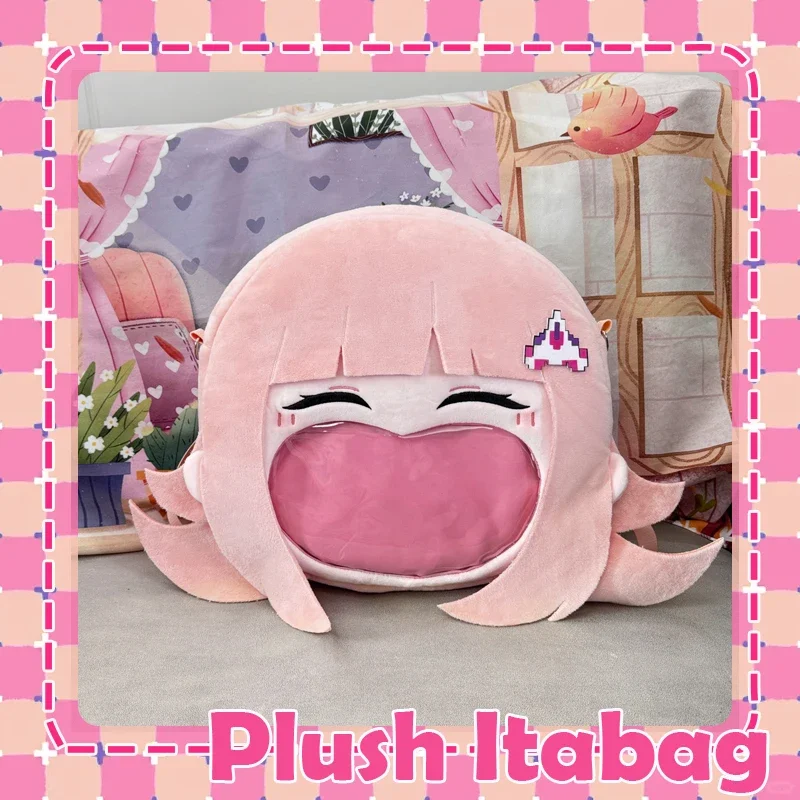 Аниме Danganronpa V3 Nanami ChiaKi плюшевая сумка для косплея прозрачный розовый рюкзак Itabag