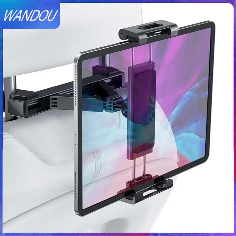 

Mobile Flat Bracket Rear Telescopic Mobile Phone Holder Mounted Tablet Holder Car Support