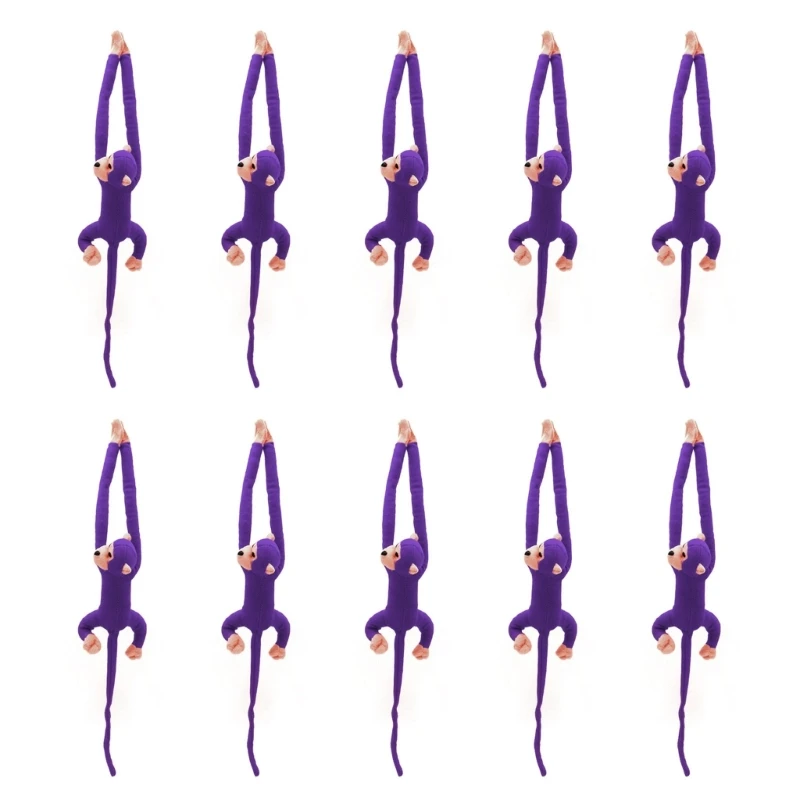 

Куклы-занавески, обезьянка, искусственная плюшевая с крючком-петлей, руки, длинные руки, хвост, обезьянка, набивная