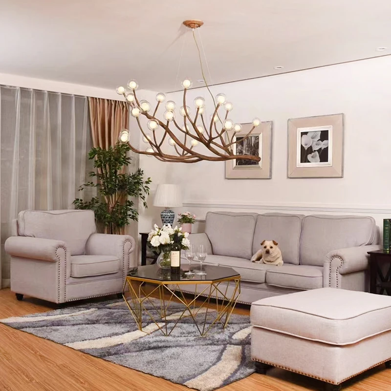 

Подвесная светодиодная лампа, художественная потолочная лампа в стиле ретро, светильник в скандинавском стиле, украшение для гостиной, столовой, спальни