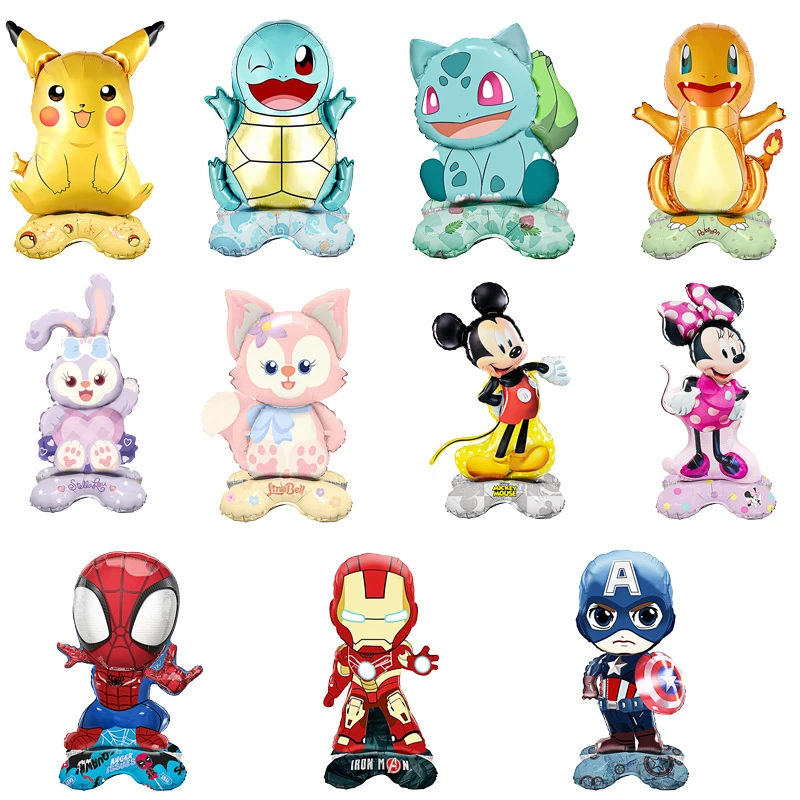 Disney мультфильм аниме Микки Минни воздушный шар супергерой Покемон кавайная