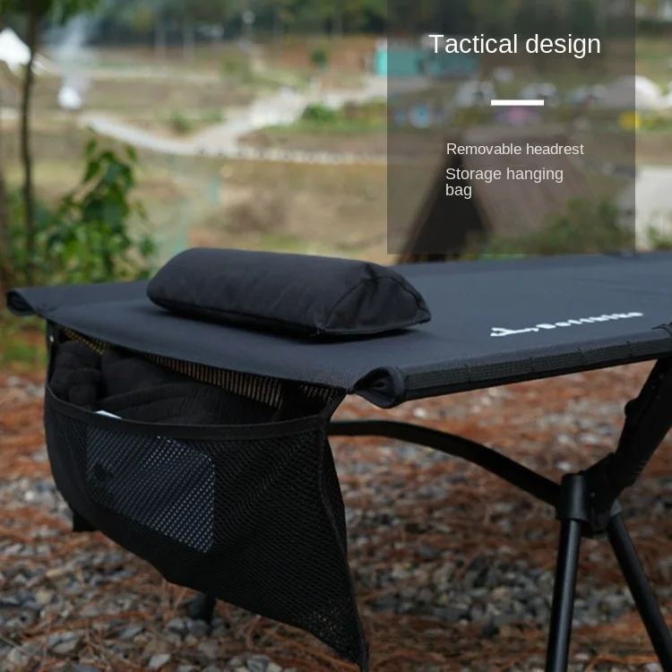 Outdoor Folding Camp Bed Camping Cots For Hiking Backpacking Travel Tent Sleeping Lightweight Portable Cot Foldable Ultralight