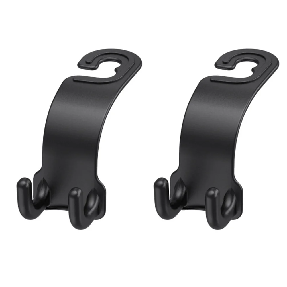 

2 Pcs Seat Hook Multitool Wallet Shower Room Hook Coat Hanger Vehicle Headrest Hanger Abs Car Storage Hooks
