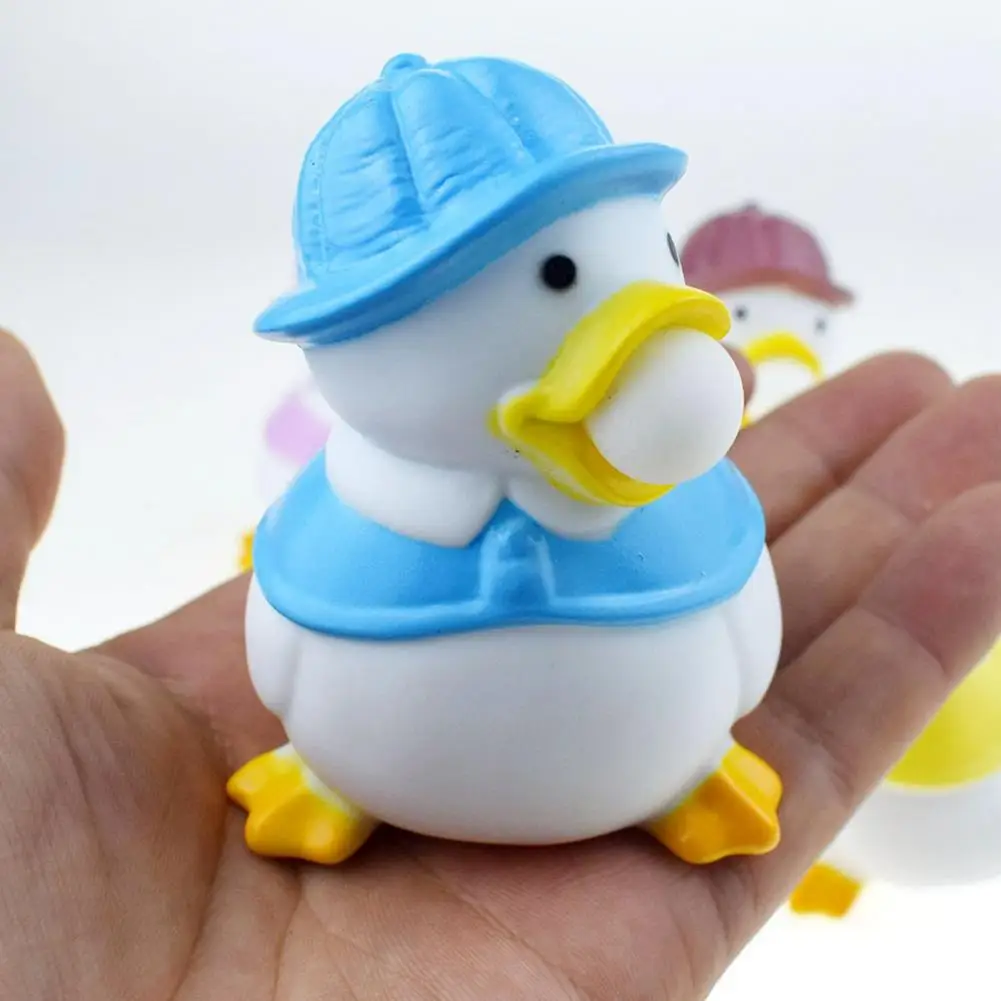 

Squeeze Toy Lovely Duck Shape Relieve Boredom Decompression Toy Blow Bubble Toy Squishes Animal Anti-stress Toy for Boys Girls