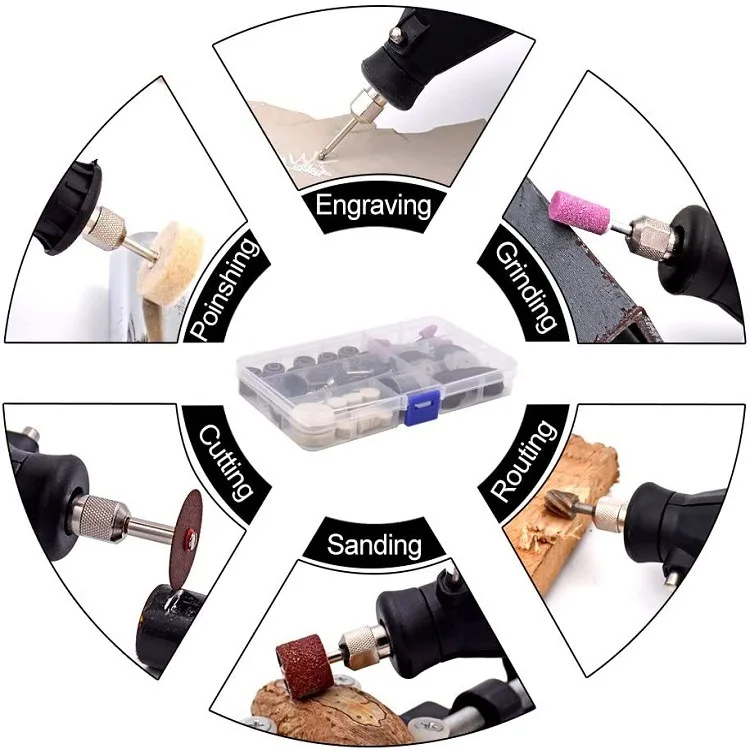 141 шт. набор аксессуаров для электрической мини-дрели