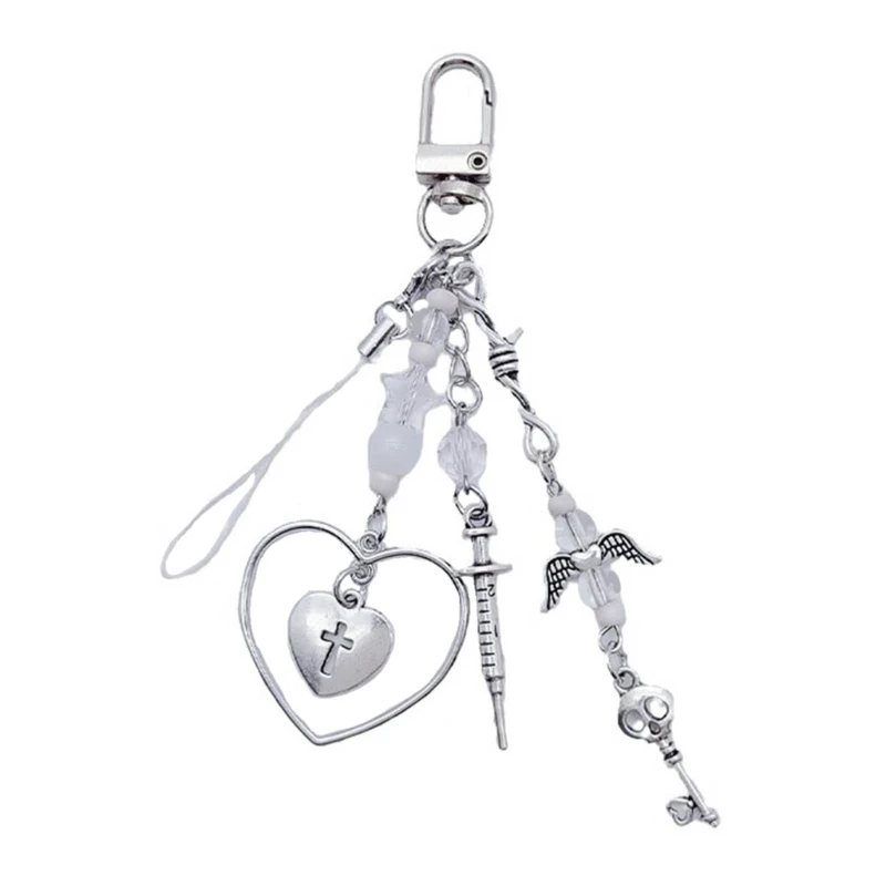 

Love Heart Keychain for Women Sweet Cool Trend Fashion Bag Pendant Jewelry Gift 57BD