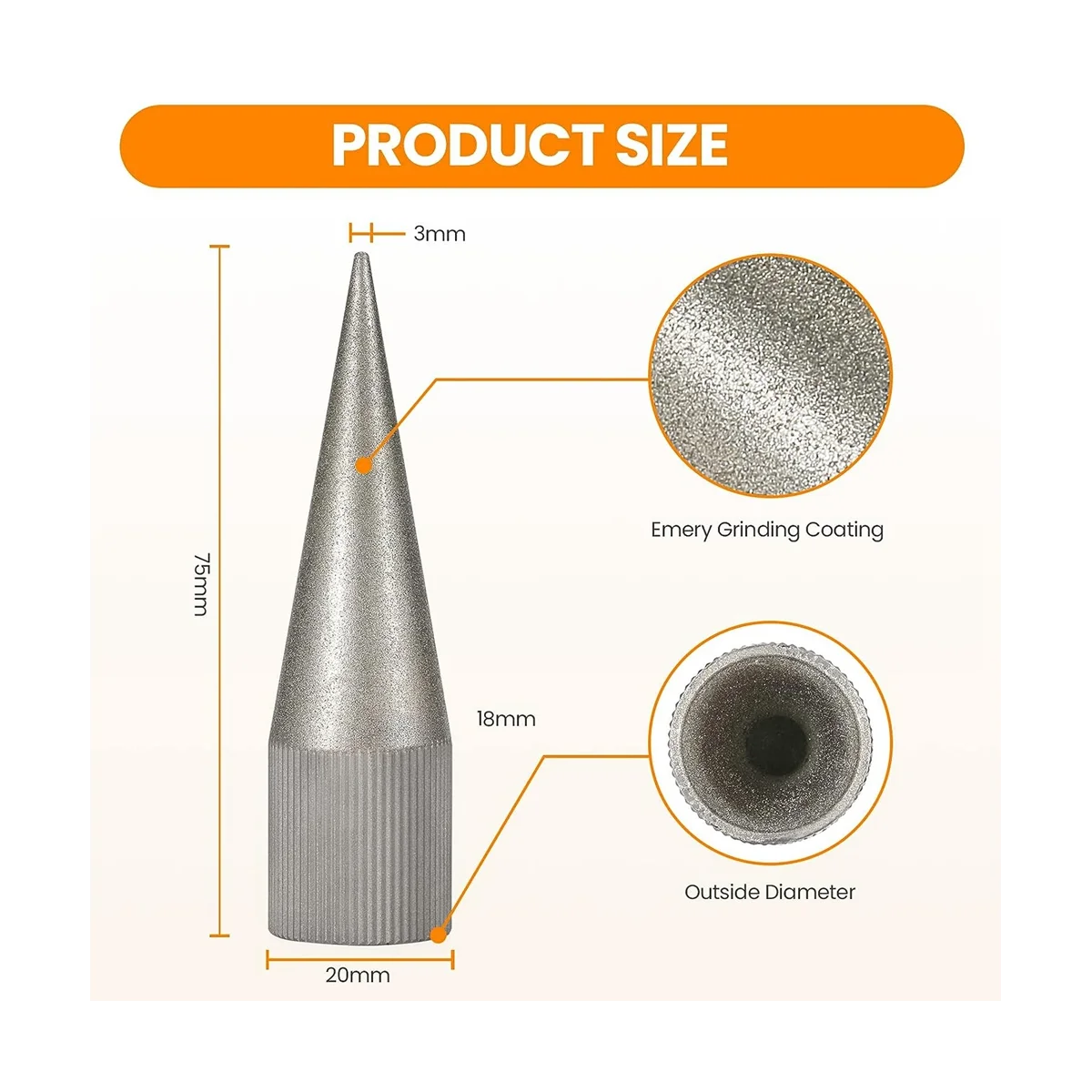 Шлифовальная машинка для кожи Круглый Дырокол 3-16 мм инструмент заточки краев