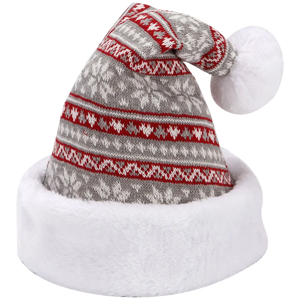 

Santa Hats Adult Christmas Xmas Headwear Decorative Costume Claus Adults Performance Prop