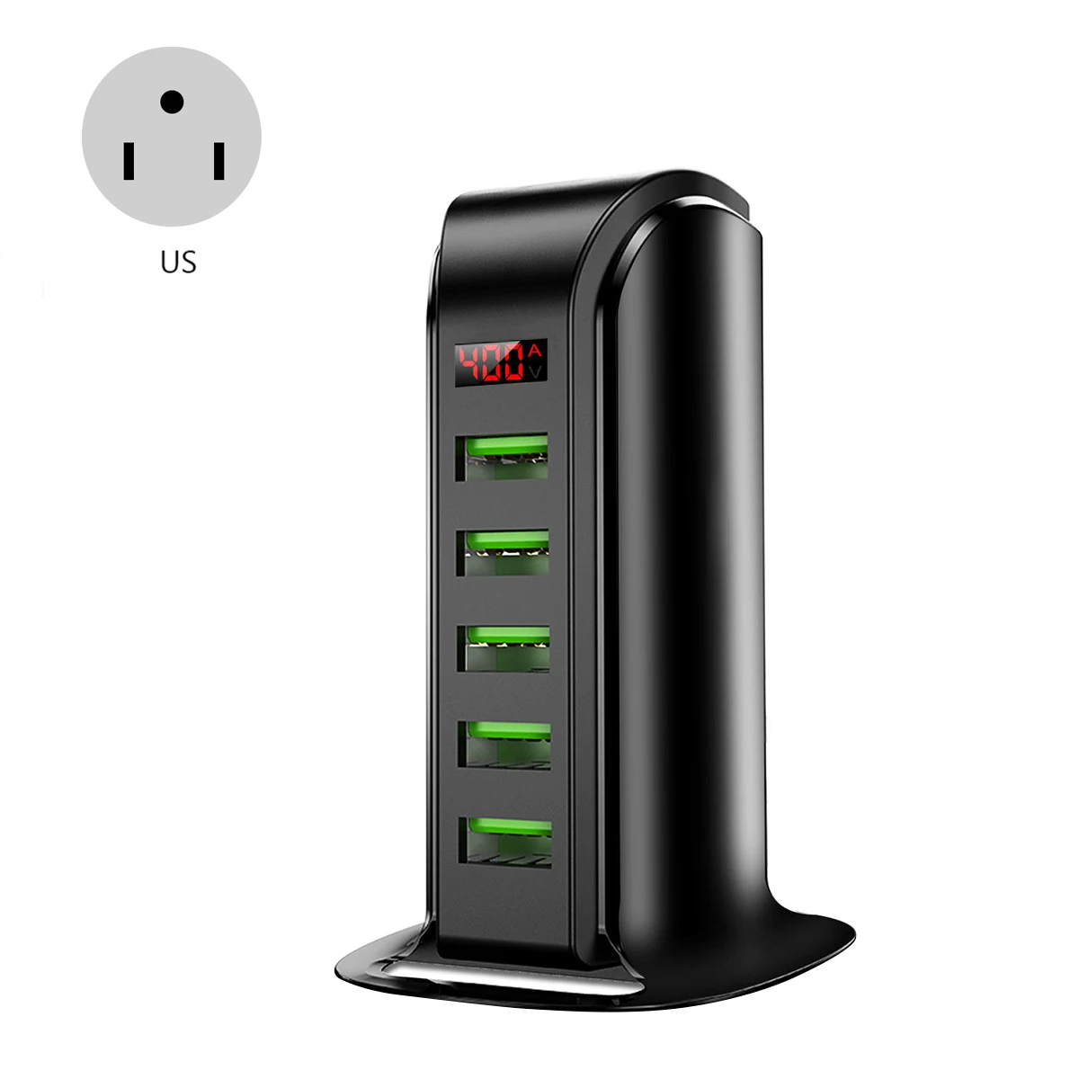 

5-Port USB Charger 5V 4A Wall Desktop USB Hub Charger Adapter for Home Office Travel 5-Port USB Charger 5-Port USB Charger