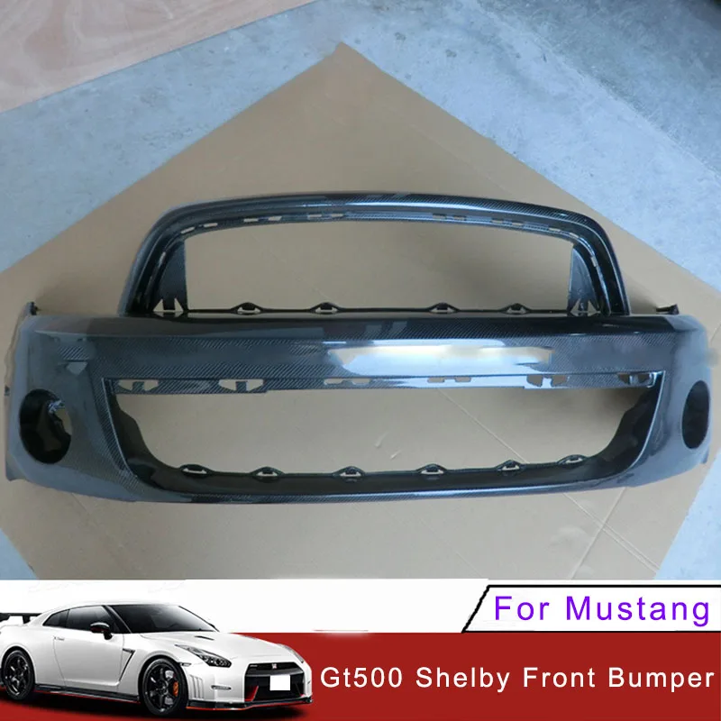 Подходит для 2013 Ford Mustang Gt500 передний бампер модификация автомобиля из углеродного