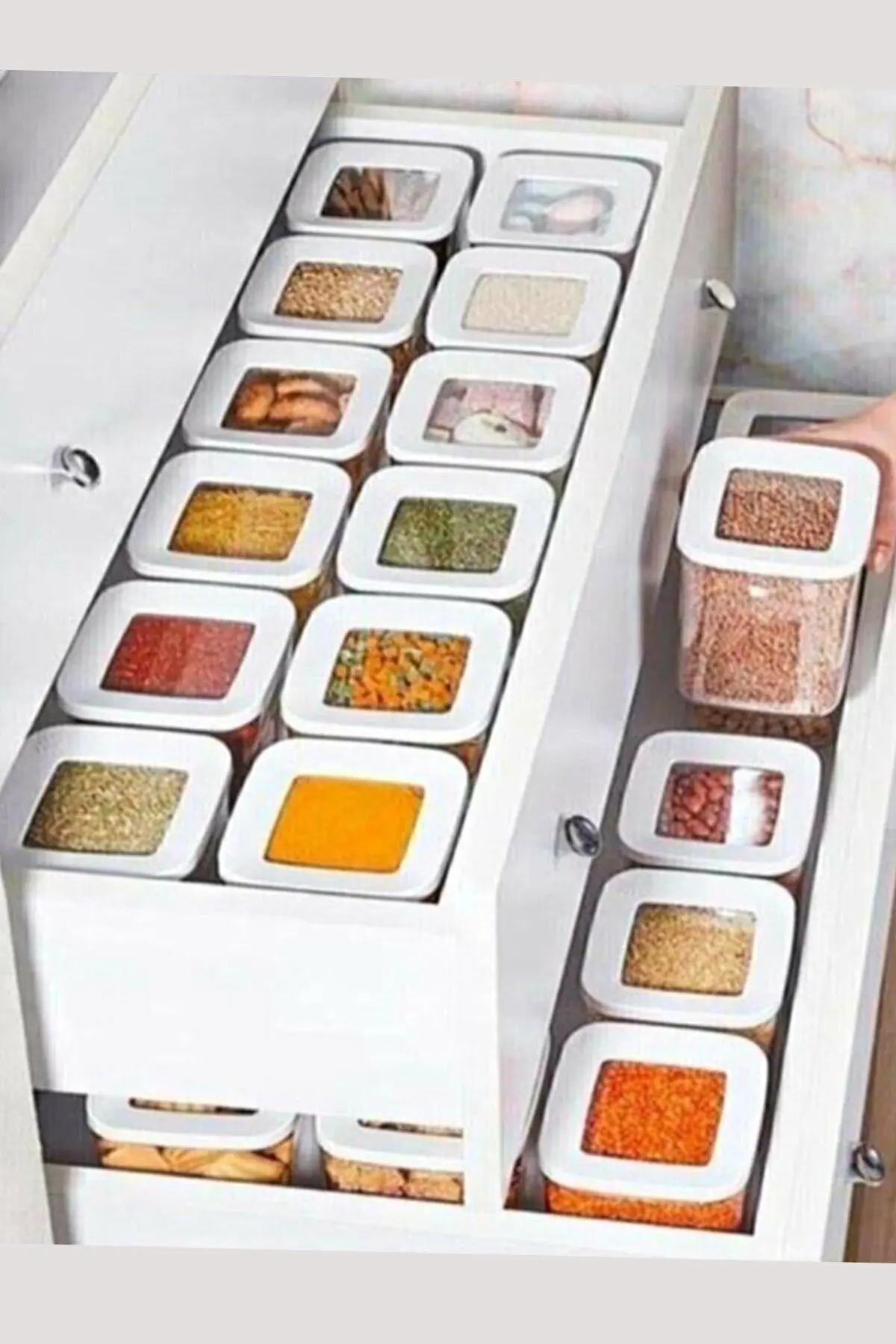 

12 Pcs Super Set 1200 Ml. Vacuum Lid Food Storage Container(1200X12PCS)