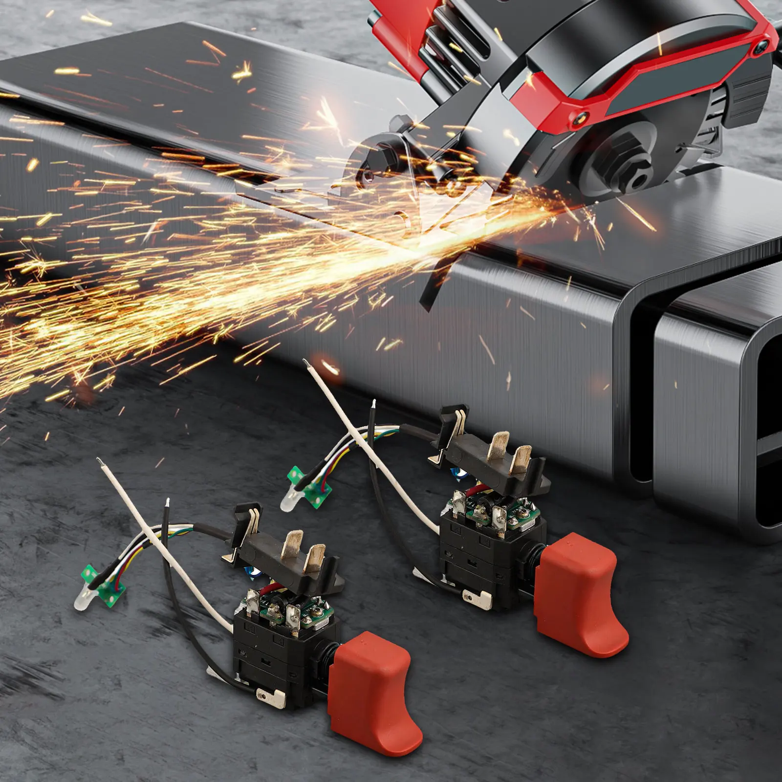 2 шт. BS10.8V переключатель для беспроводной дрели powermaxx BS 10 8 V 12V триггерный запчасти