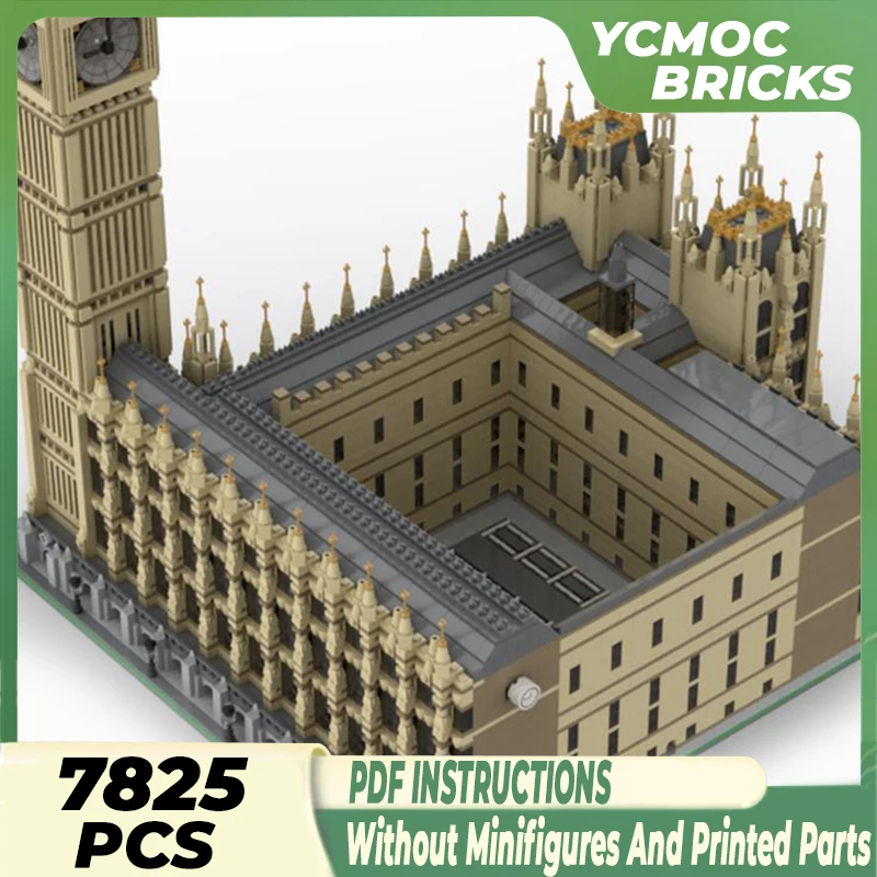 

Moc Building Blocks Famous Architecture Big Ben Bell Tower Technical Bricks DIY Assembly Famous Toys For Childr Holiday Gifts